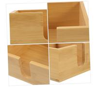 ROMISBABA Wooden Napkin Holder Napkin Tray Tabletop Tissue Dispenser for Kitchen Dining Table and Hotel Practical Decorative Storage Rack