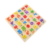 ROMISBABA Wooden Russian Alphabet Puzzle for Montessori Educational with Colorful Letter Blocks Safe Sturdy Interactive Learning for Language Development and Problem Solving Skills