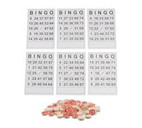 ROMISBABA Wooden Russian Bingo Chess Game and Parents, Educational Board Game to Train Logical Thinking and Hand-on Ability with White Wood and Paper Materials