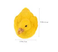 ROMISBABA Yellow Resin Craft Duck Ornament Garden Courtyard Decoration for Balcony Desktop Creative Floating Sculpture Gift for Friends and Family
