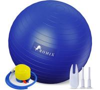 ROMIX Exercise Ball 65cm 55cm 75cm, Anti burst Pregnancy Ball with Hand Pump, Extra Thick Birthing Balls, Slip Resistant Fitness Swiss Yoga Gym Ball for Yoga, Labour, Pilates, Fitness, Stability