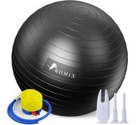 ROMIX Exercise Ball 65cm 55cm 75cm, Anti burst Pregnancy Ball with Hand Pump, Extra Thick Birthing Balls, Slip Resistant Fitness Swiss Yoga Gym Balls for Yoga, Labour, Pilates, Fitness, Stability