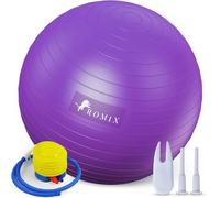 ROMIX Exercise Ball 65cm 55cm 75cm, Anti burst Pregnancy Ball with Hand Pump, Extra Thick Birthing Balls, Slip Resistant Fitness Swiss Yoga Gym Ball for Yoga, Labour, Pilates, Fitness, Stability