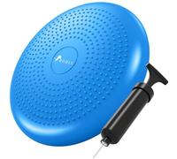 ROMIX Wobble Cushion, 34CM Inflatable Air Stability Cushion Balance Board with Pump, Non-slip Balance Disc Sitting Posture Trainer Wiggle Seat for Home Office Chair, Physio Therapy
