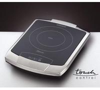 Rommelsbacher CT 2203/TC hob Black, Stainless steel Countertop Ceramic 1