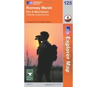 Romney Marsh, Rye and Winchelsea: Sheet 125 (OS Explorer Map)