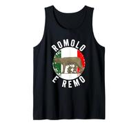 Romolo E Remo Ancient Rome Symbol Roma Italia Travel Tank Top