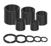 Romon 60 Pcs Stainless Steel Key Ring Key Rings 5 Sizes (15-30mm) for DIY Accessories