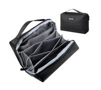 Romon Cable Bag Organiser Bag, Universal Cable Organiser Bag, Travel Cable Organiser, Black