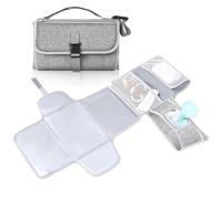 Romon Changing Mat On The Go Removable Waterproof Portable Foldable Multi-Compartment Storage for On The Go & Travel Suitable for 0-3 Months