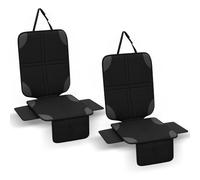 Romon Children's Car Seat Pad, Pack of 2 Car Seat Protectors, Suitable Seat Protector, Non-Slip, Water-Repellent, Polyester Fabric Seat Protector, Car Seat Cover, Children's Car Seats, Pads, Black