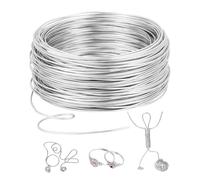 Romon Craft Wire, 2 mm x 30 m, Aluminium Jewellery Wire, DIY Wire for Crafts, Aluminium Wire for Crafts and Jewellery Making