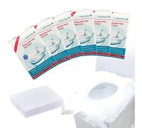 Romon Pack of 60 Disposable Toilet Seat Covers, Flushable Paper Toilet Seat Covers, Portable Disposable Toilet Seat Cover for Hotel Outdoor Travel