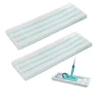 Romon Replacement Mop Set of 2 for Leifheit, Microfibre Floor Mop Compatible with Leifheit Profi XL Micro Duo/Profi XL Cotton Plus, Machine Washable 60 °C