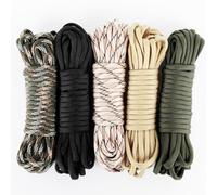 Romon Unisex Adult Parachute Cord Paracord, Black, Universal