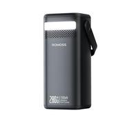 ROMOSS 75000mAh 280W Portable Power Station with Smart Charging Tech - USB-C Fast Charging Power Bank, EV-Grade Battery, Emergency Light, Compatible with Laptops, Tablets, Phones, and More Devices