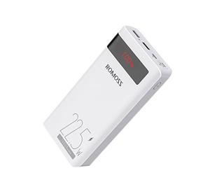 ROMOSS Sense8PF QC 22.5W 30000mAh Power Bank with 20W Type C PD Fast Charge, Portable USB C Battery Pack Charger with LED Display & 3 Outputs & 3 Inputs Compatible with iPhone, Samsung, iPad and More
