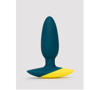 ROMP Bass Rechargeable Silicone Vibrating Butt Plug 3.5 Inches - Blue Blue