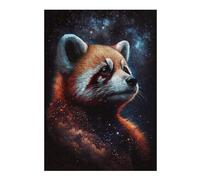 Rompecabezas 1000pcs(38x26cm) Cosmic Red Panda Art Print-12 Rompecabezas Para Adultos Juego De Ingenio Vacaciones En Casa Matar El Tiempo Oferta Como Regalo Para Toda La Familia 1000pcs(38x26cm)