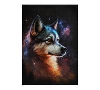 Rompecabezas 1000pcs(38x26cm) Cosmic Wolf Portrait-12 Rompecabezas Para Adultos Juego De Ingenio Vacaciones En Casa Matar El Tiempo Oferta Como Regalo Para Toda La Familia 1000pcs(38x26cm)