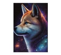 Rompecabezas 1000pcs(38x26cm) Cosmic Wolf Portrait Art Print Rompecabezas Para Adultos Juego De Ingenio Vacaciones En Casa Matar El Tiempo Oferta Como Regalo Para Toda La Familia 1000pcs(38x26cm)
