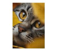 Rompecabezas 1000pcs(38x26cm) Para Adolescentes Close-up of A Tabby Cats Face Rompecabezas Para Adultos Juguetes Antiestrés Mejora La Memoria Es Ideal Como Regalo 1000pcs(38x26cm)