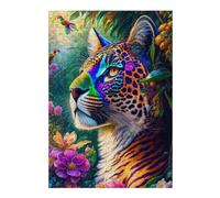 Rompecabezas 1000pcs(38x26cm) Para Adolescentes Colorful Amazon Jaguar Rompecabezas Para Adultos Juegos Relajantes Pero Divertidos Y Humorísticos Desafiantes De Completar 1000pcs(38x26cm)