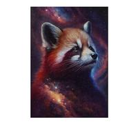 Rompecabezas 1000pcs(38x26cm) Para Adolescentes Cosmic Red Panda Art Print-8 Rompecabezas Para Adultos Juegos Familiares Regalos De Cumpleaños Para Amigos Y Familiares 1000pcs(38x26cm)