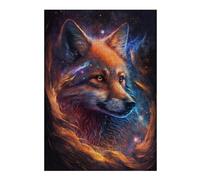 Rompecabezas 1000pcs(38x26cm) Para Adolescentes Cosmic Wolf Portrait-50 Rompecabezas Para Adultos Juegos Familiares Regalo De Cumpleaños Desafío Educativo 1000pcs(38x26cm)