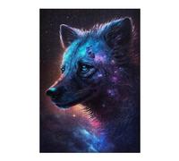 Rompecabezas 1000pcs(38x26cm) Para Adolescentes Cosmic Wolf Portrait Artwork-5 Rompecabezas Juegos Divertidos Regalos De Decoración Perfectos Para Amigos Y Familiares 1000pcs(38x26cm)