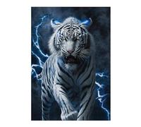 Rompecabezas 1000pcs(38x26cm) Para Adolescentes Electric White Tiger Energy Rompecabezas Juegos Divertidos Regalos De Decoración Perfectos Para Amigos Y Familiares 1000pcs(38x26cm)