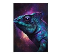 Rompecabezas 1000pcs(38x26cm) Para Adolescentes Galactic Lizard Art Print-14 Rompecabezas Para Adultos Juegos Familiares Regalos De Cumpleaños Para Amigos Y Familiares 1000pcs(38x26cm)