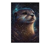 Rompecabezas 1000pcs(38x26cm) Para Adolescentes Galactic Otter Majesty -1 Rompecabezas Juegos Divertidos Regalos De Decoración Perfectos Para Amigos Y Familiares 1000pcs(38x26cm)