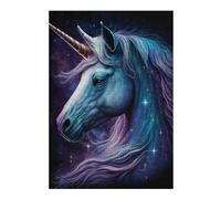Rompecabezas 1000pcs(38x26cm) Para Adolescentes Galactic Unicorn Art Print-11 Rompecabezas Juegos Divertidos Regalos De Decoración Perfectos Para Amigos Y Familiares 1000pcs(38x26cm)