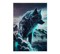 Rompecabezas 1000pcs(38x26cm) Para Adolescentes Snow Wolf Fantasy Artwork Rompecabezas Para Adultos Juegos Relajantes Pero Divertidos Y Humorísticos Desafiantes De Completar 1000pcs(38x26cm)