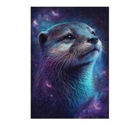 Rompecabezas 1000pcs(38x26cm) Para Adolescentes Space Otter Portrait -2 Rompecabezas Para Adultos Juegos Relajantes Pero Divertidos Y Humorísticos Desafiantes De Completar 1000pcs(38x26cm)