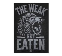 Rompecabezas 1000pcs(38x26cm) Para Adolescentes The Weak Get Eaten - Lion Motivational Rompecabezas Para Adultos Juguetes Antiestrés Mejora La Memoria Es Ideal Como Regalo 1000pcs(38x26cm)
