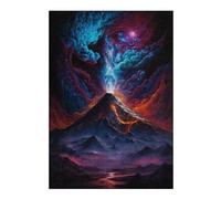 Rompecabezas 1000pcs(38x26cm) Para Adolescentes Volcanic Fantasy Landscape Rompecabezas Para Adultos Juegos Familiares Regalo De Cumpleaños Desafío Educativo 1000pcs(38x26cm)