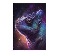 Rompecabezas 1000pcs(38x26cm) Para Adultos Galactic Lizard Art Print-15 Rompecabezas Para Adultos Juegos Relajantes Pero Divertidos Y Humorísticos Para Cumpleaños, Navidad 1000pcs(38x26cm)