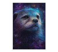 Rompecabezas 1000pcs(38x26cm) Para Adultos Galactic Otter Portrait Rompecabezas Para Adultos Juego Familiar Corte De Precisión Para Cumpleaños, Navidad 1000pcs(38x26cm)