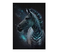 Rompecabezas 1000pcs(38x26cm) Para Adultos Galactic Zebra Art Print -2 Rompecabezas Para Adultos Juegos Relajantes Pero Divertidos Y Humorísticos Para Cumpleaños, Navidad 1000pcs(38x26cm)