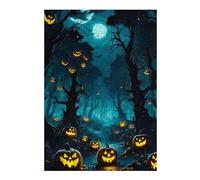 Rompecabezas 1000pcs(38x26cm) Para Adultos Halloween Forest Pathway Rompecabezas Para Adultos Juguetes Antiestrés Desafío Difícil Regalos Únicos Para Cumpleaños