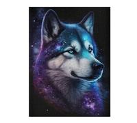 Rompecabezas 1000pcs(52x38cm) Cosmic Wolf Portrait Art Print-5 Rompecabezas Para Adultos Juego De Ingenio Vacaciones En Casa Matar El Tiempo Oferta Como Regalo Para Toda La Familia 1000pcs(52x38cm)