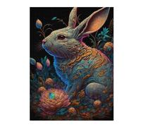Rompecabezas 1000pcs(52x38cm) Fantasy Rabbit Garden Artwork Rompecabezas Para Adultos Juego De Ingenio Vacaciones En Casa Matar El Tiempo Oferta Como Regalo Para Toda La Familia 1000pcs(52x38cm)