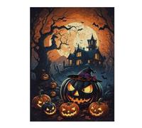 Rompecabezas 1000pcs(52x38cm) Halloween Haunted House Scene-3 Rompecabezas Para Adultos Juego De Ingenio Vacaciones En Casa Matar El Tiempo Oferta Como Regalo Para Toda La Familia 1000pcs(52x38cm)
