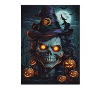 Rompecabezas 1000pcs(52x38cm) Halloween Witch with Pumpkins-2 Rompecabezas Para Adultos Juego De Ingenio Vacaciones En Casa Matar El Tiempo Oferta Como Regalo Para Toda La Familia 1000pcs(52x38cm)