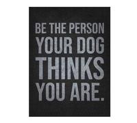 Rompecabezas 1000pcs(52x38cm) Para Adolescentes Be The Person Your Dog Thinks You Are Rompecabezas Para Adultos Juguetes Antiestrés Mejora La Memoria Es Ideal Como Regalo 1000pcs(52x38cm)