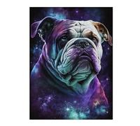 Rompecabezas 1000pcs(52x38cm) Para Adolescentes Cosmic Bulldog Portrait-8 Rompecabezas Para Adultos Juegos Familiares Regalo De Cumpleaños Desafío Educativo 1000pcs(52x38cm)