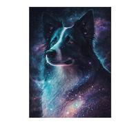 Rompecabezas 1000pcs(52x38cm) Para Adolescentes Cosmic Canine Aurora Rompecabezas Para Adultos Juegos Relajantes Pero Divertidos Y Humorísticos Desafiantes De Completar 1000pcs(52x38cm)