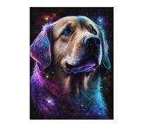 Rompecabezas 1000pcs(52x38cm) Para Adolescentes Cosmic Golden Retriever Art Print Rompecabezas Juegos Divertidos Regalos De Decoración Perfectos Para Amigos Y Familiares 1000pcs(52x38cm)